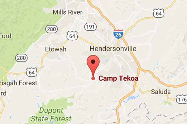 Camp Tekoa Map